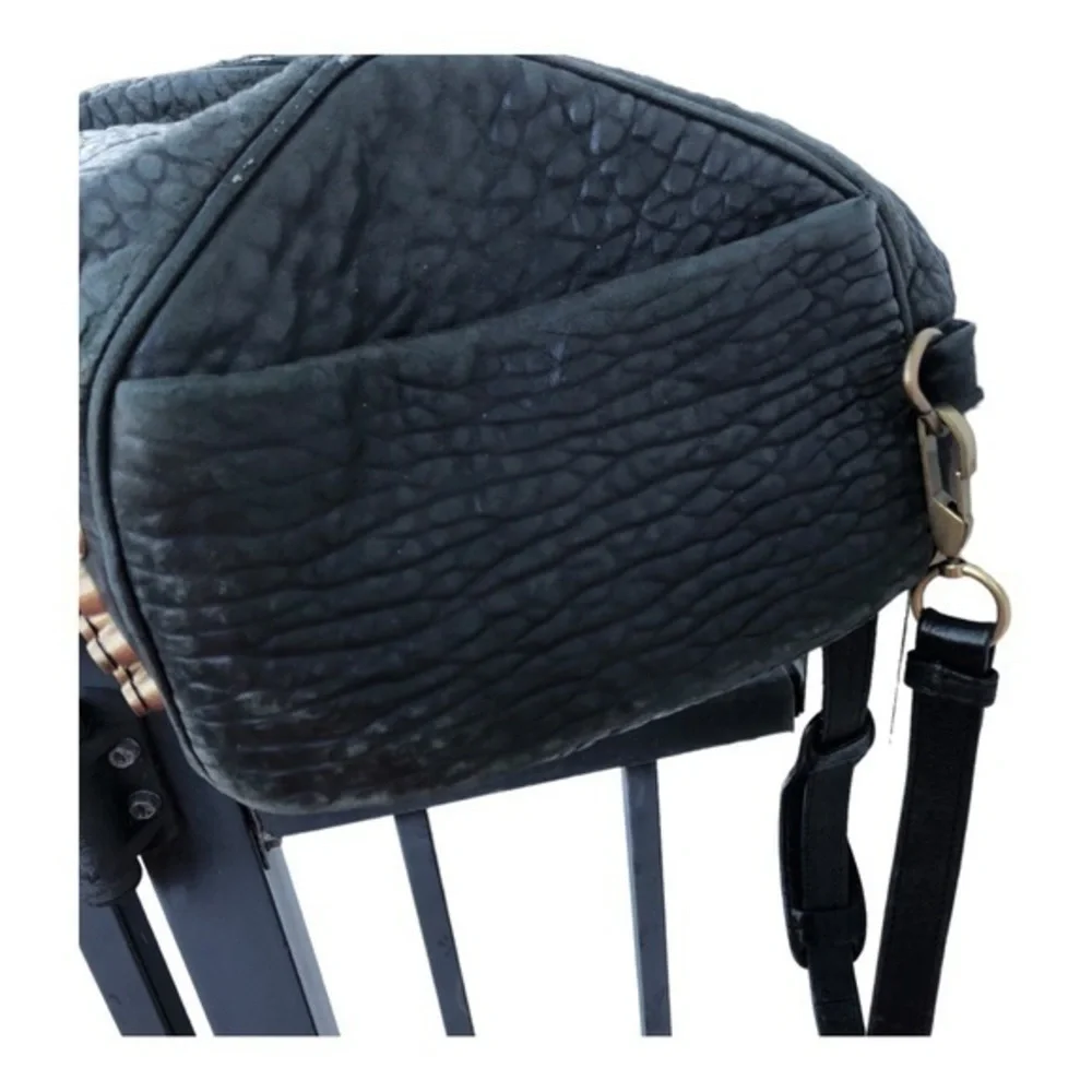 Authentic Alexander Wang Rocco Duffle Bag Black EUC Celebrity Favorite - Picture 10 of 16